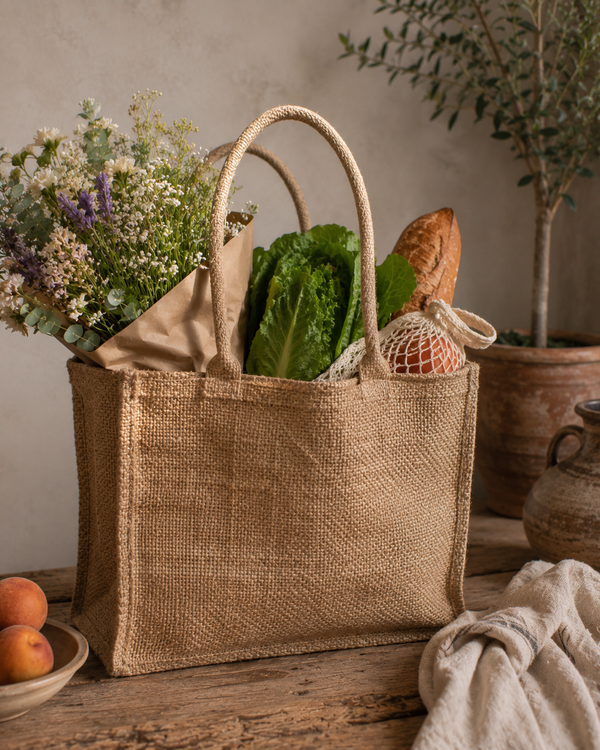 Jute Market Tote Bag